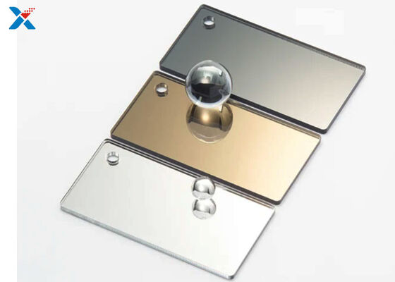 खरीदें हल्के सजावट के लिए थोक चांदी प्लास्टिक ऐक्रेलिक मिरर शीट online manufacture